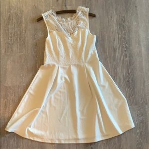 Francesca’s White Mini Dress